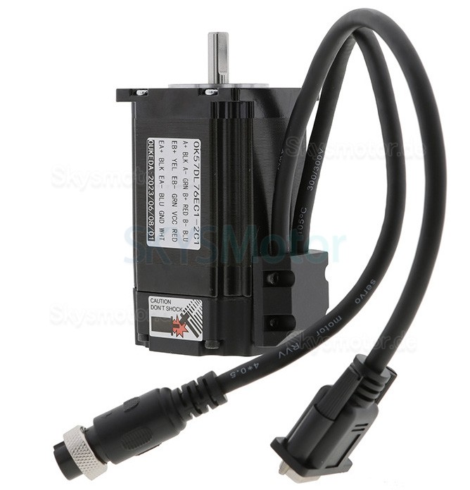 OUKEDA Nema 23 Closed Loop Schrittmotor Kit OK57DL76EC1-2C1+OK2D60BH 2,0 Nm 1,8 Grad mit OK2D60BH-Treiber